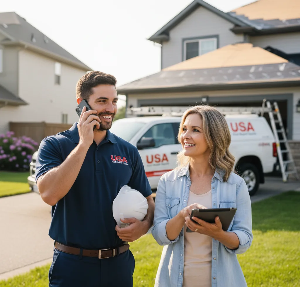 USA Roof Repair Experts customer support in Adrian